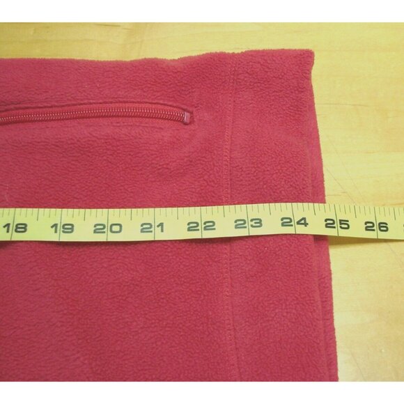 Columbia Bright Pink Fleece Vest Full Zip Jacket Womens Size XL Zip Pockets Warm - Picture 9 of 9